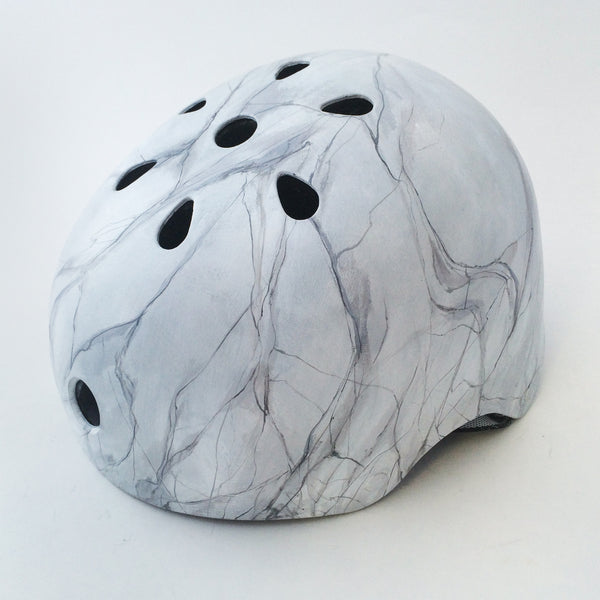 bike helmet marble dip dye Marble Bike Helmet