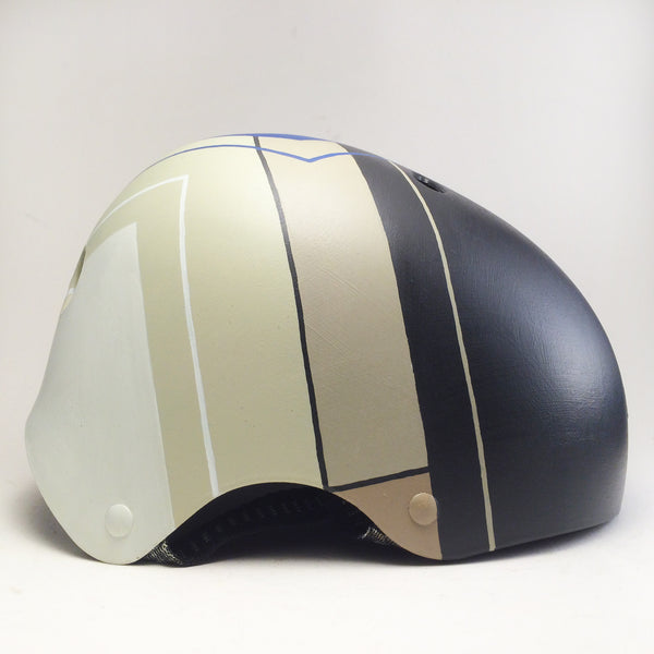 Abstract Blue Bike Helmet