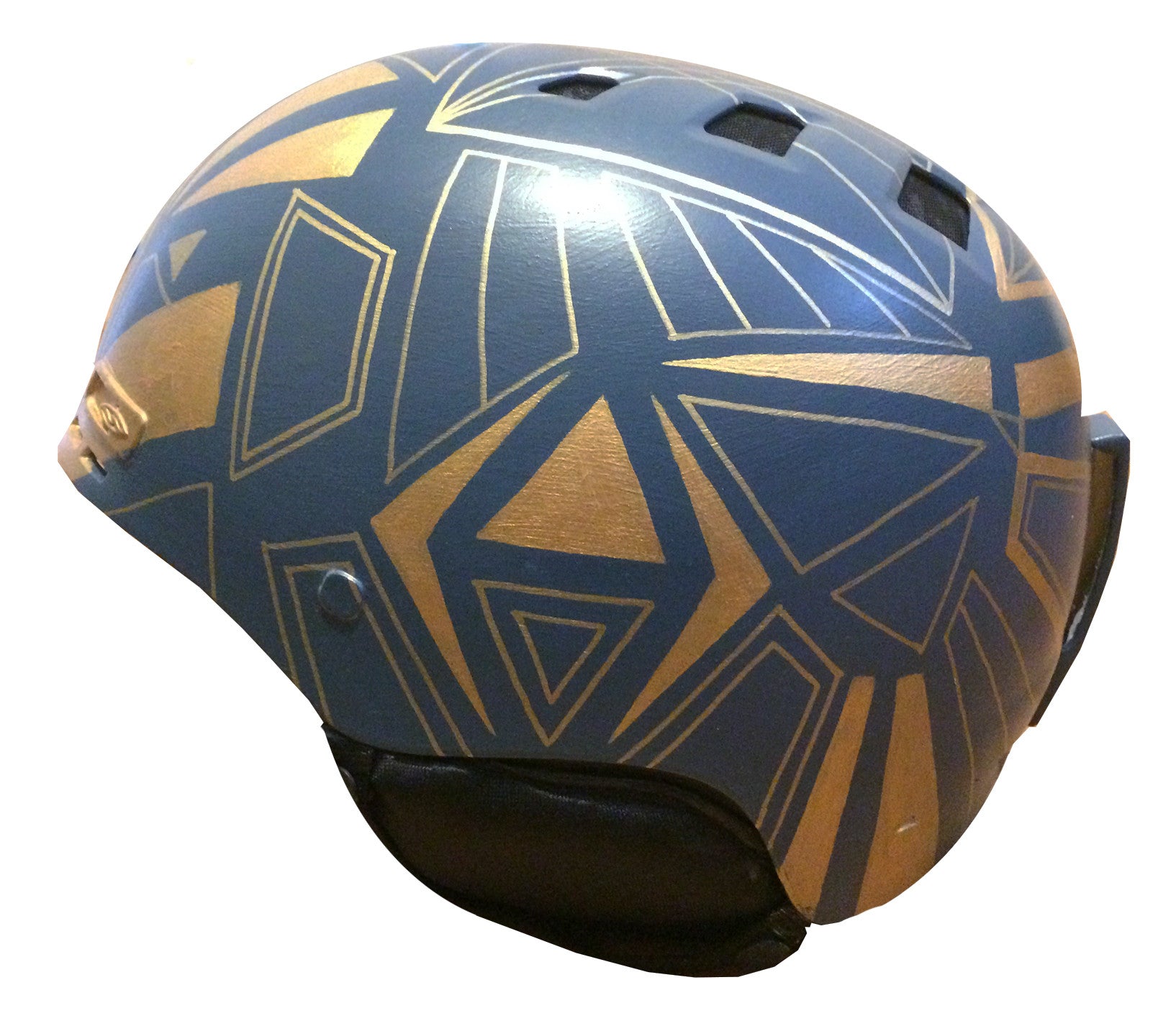 art deco motorcycle helmet Art Deco (Ski / Snowboard Helmet)