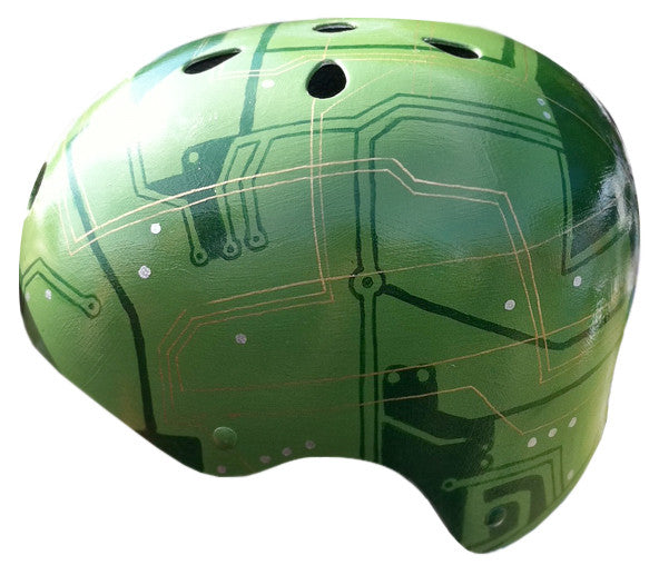 Circuit Board Bike Helmet