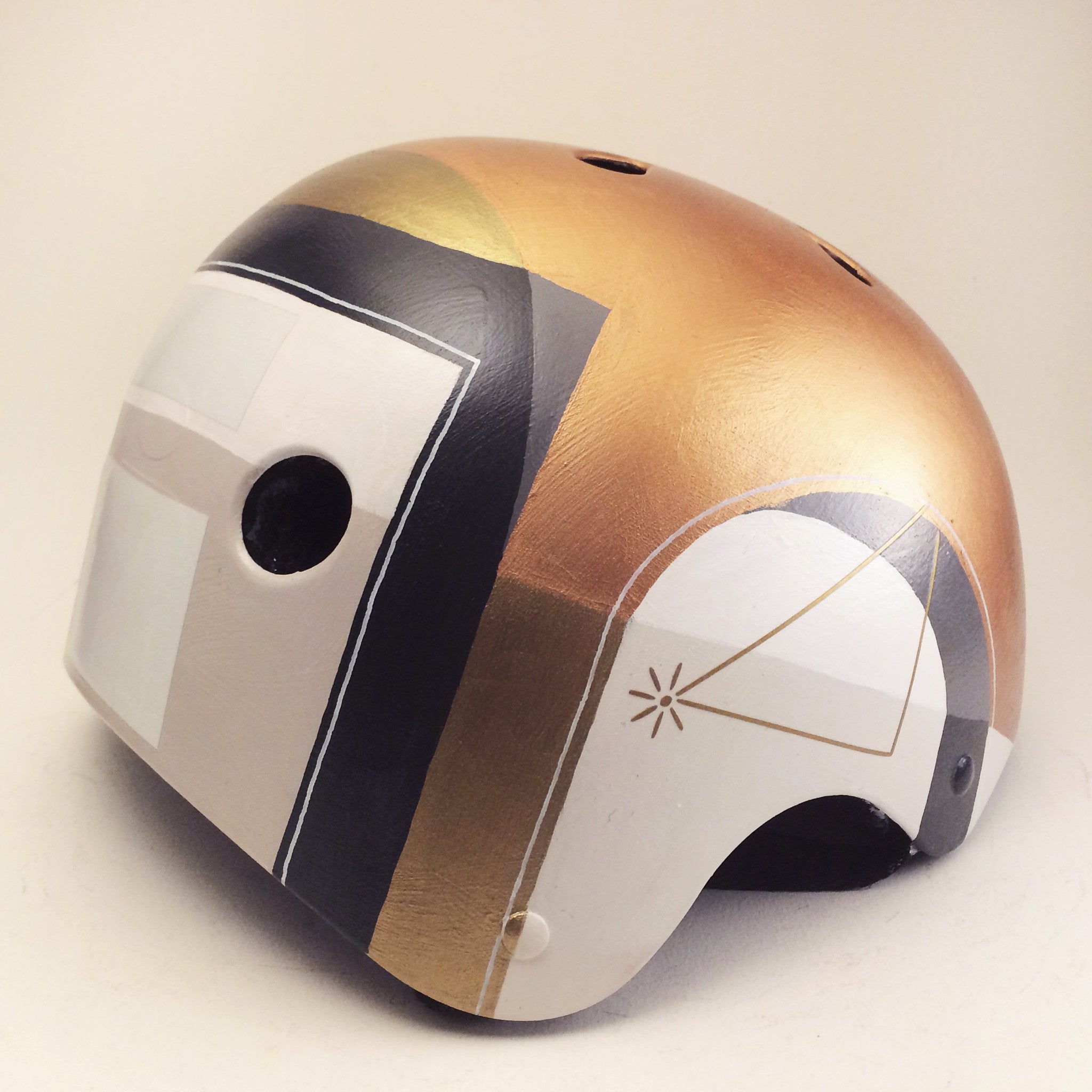 bike helmet rose gold Copper Arches Bike Helmet