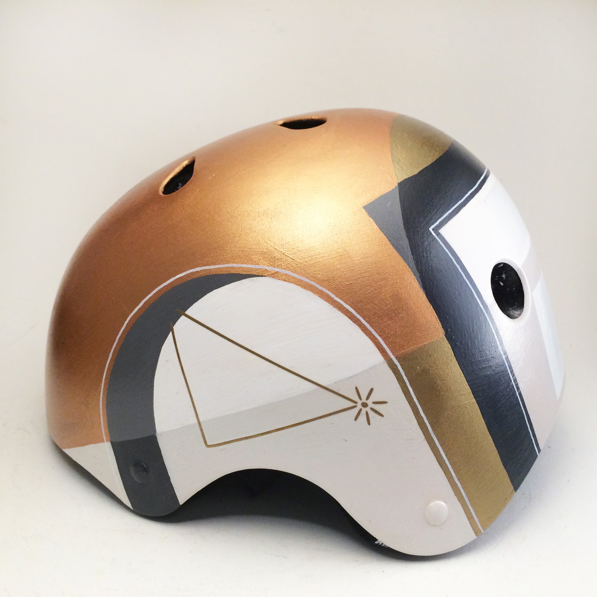 copper color motorcycle helmet Copper Arches Bike Helmet
