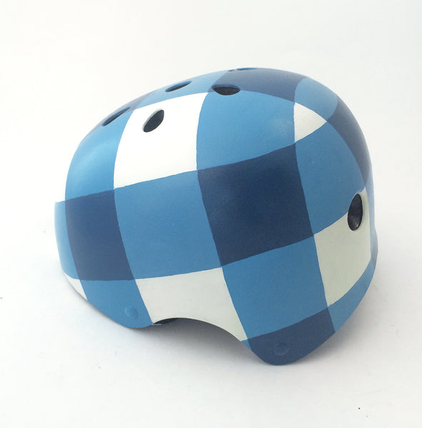 Gingham Bike Helmet