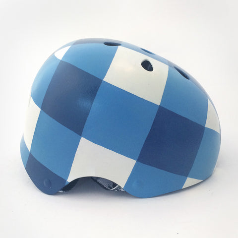 Gingham Bike Helmet