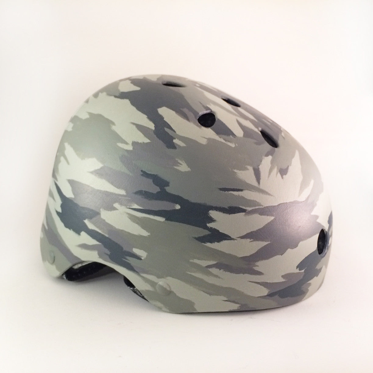 Gray Camouflage Bike Helmet Gray Camouflage Bike Helmet