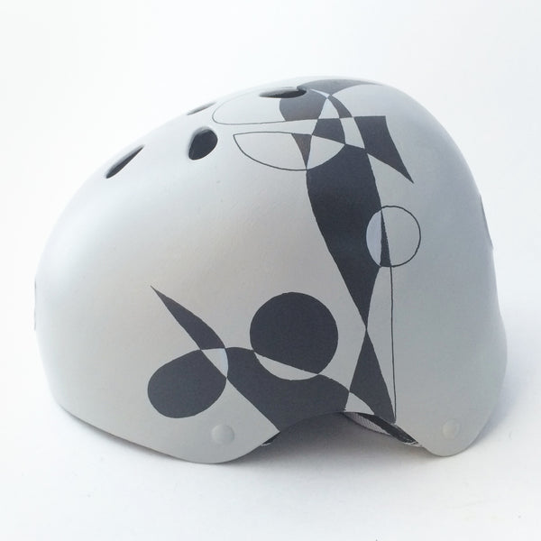 Gray Intersections Bike Helmet
