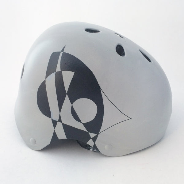 Gray Intersections Bike Helmet