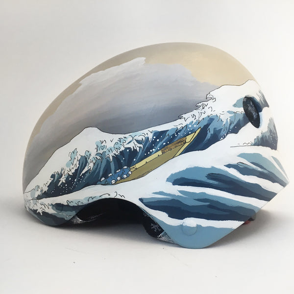 The Great Wave Bike Helmet