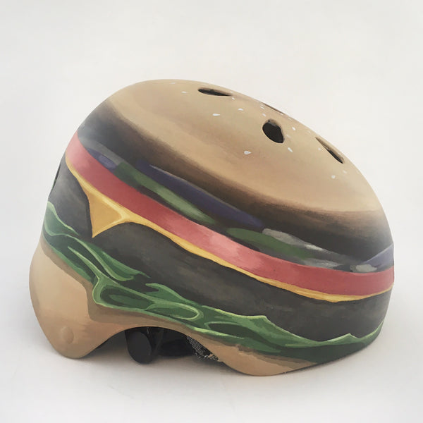 Cheeseburger Bike Helmet
