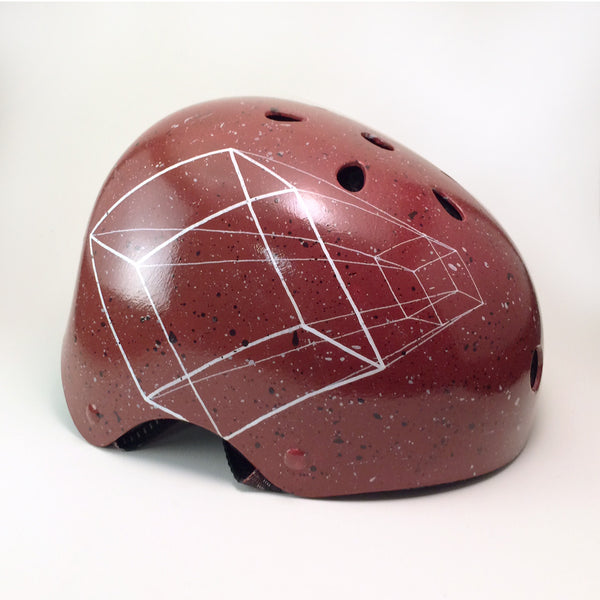bike helmet with glowing mask Laser (Glow-in-the-dark) Bike Helmet