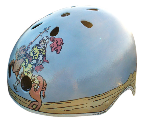 Tarot Card Bike Helmet (Wands)