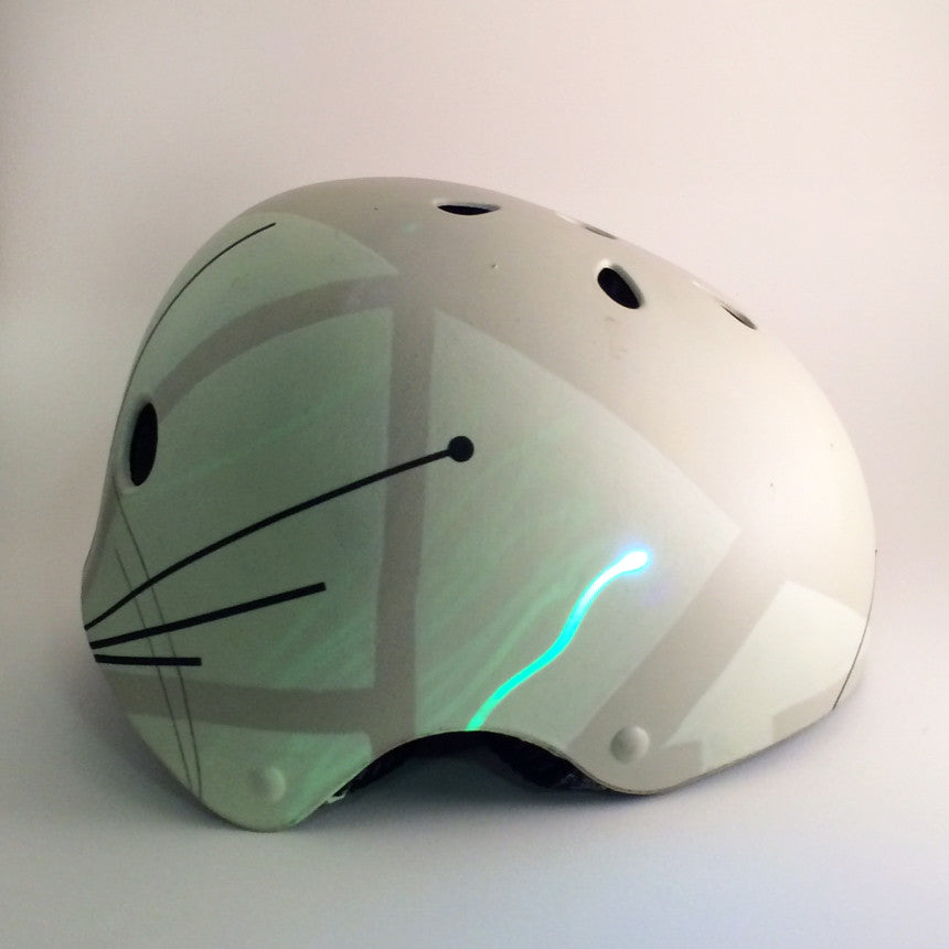 glow in the dark motorcycle helmet Laser (Glow-in-the-dark) Bike Helmet