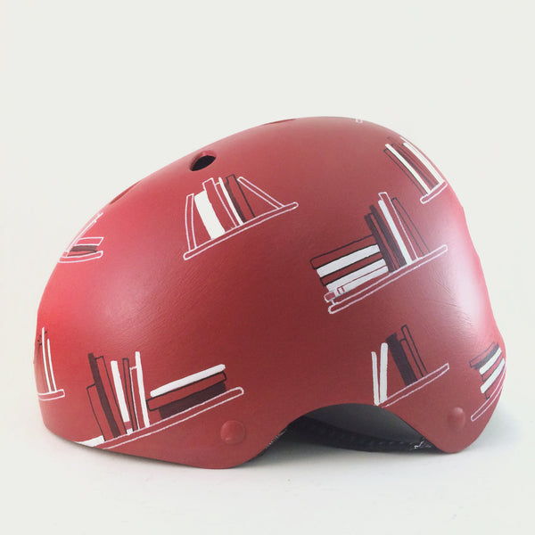 Books Print Bike Helmet