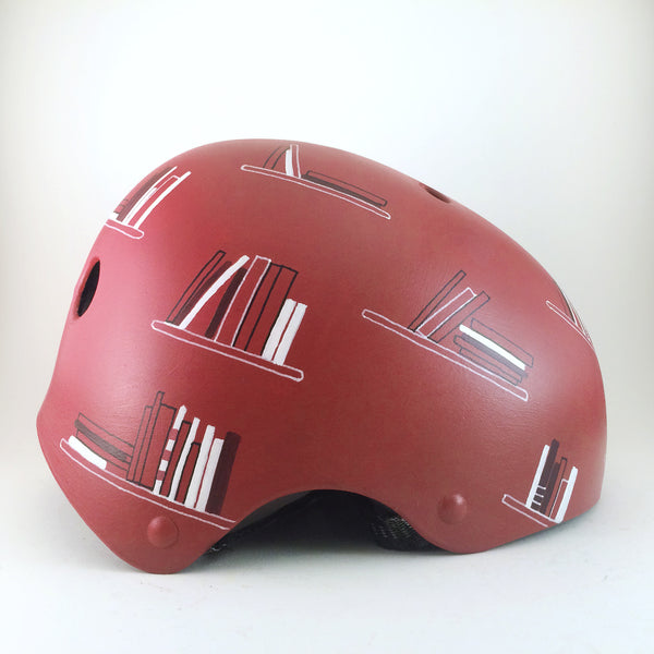 Books Print Bike Helmet