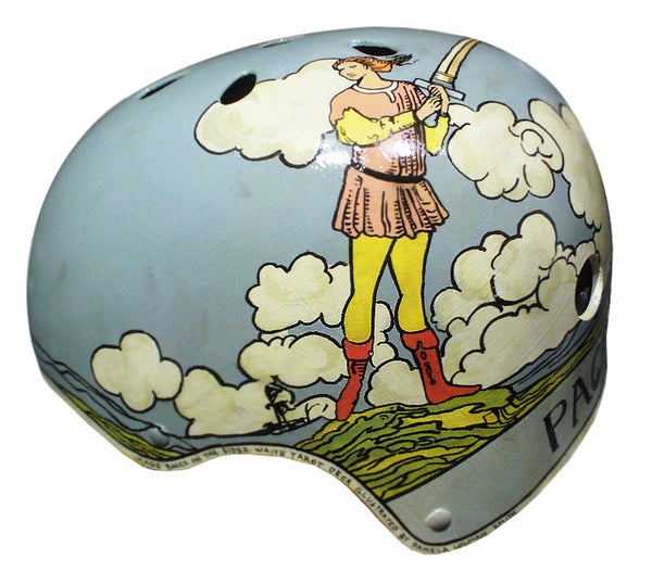 Tarot Card Bike Helmet (Swords)