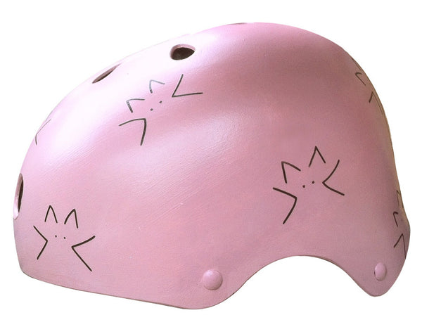Kitten Print Pink Bike Helmet