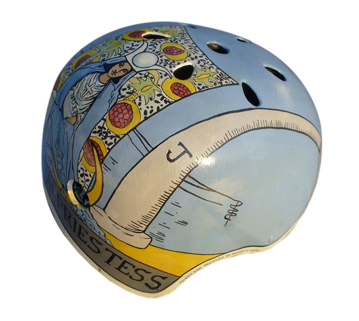 tarot card bicycle helmet