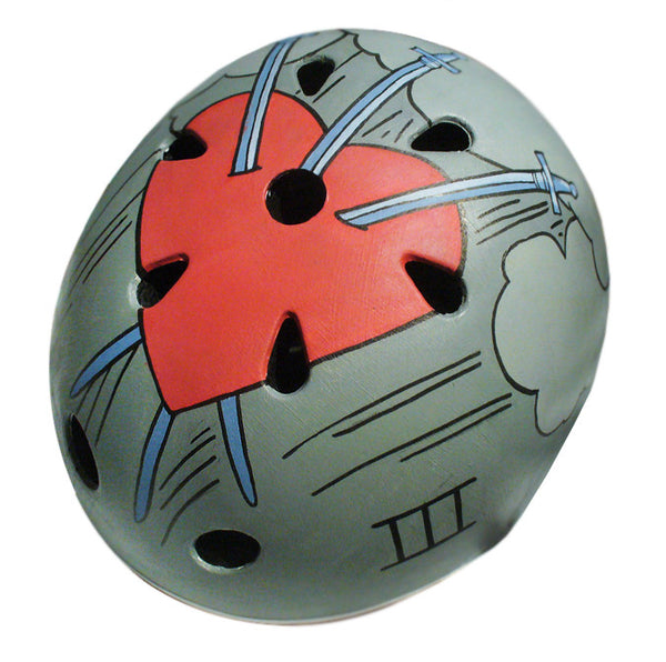 Tarot Card Bike Helmet (Swords)