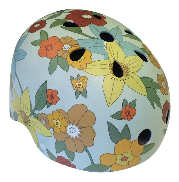 1970's Floral Bike Helmet