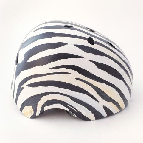 Zebra Print Bike Helmet